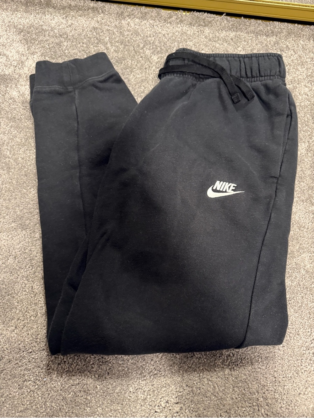 Nike Womens Black Logo Jogger Sweatpants